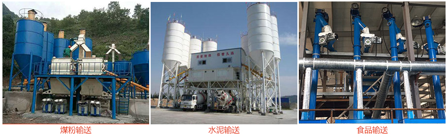 ls螺旋輸送機輸送煤粉,水泥,糧食等物料。